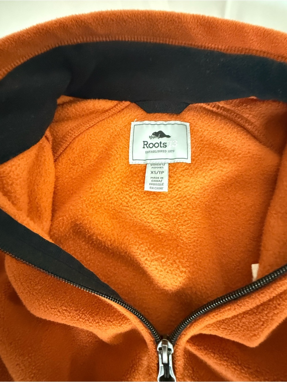 Roots 73 Deerlake Microfleece Jacket Rustic Orange Women’s XS - Picture 10 of 12